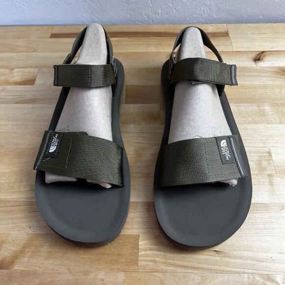 THE NORTH FACE Sandals Skeena‎ Olive Green Sport Hook Loop Men's Size 12 NEW - Picture 3 of 10